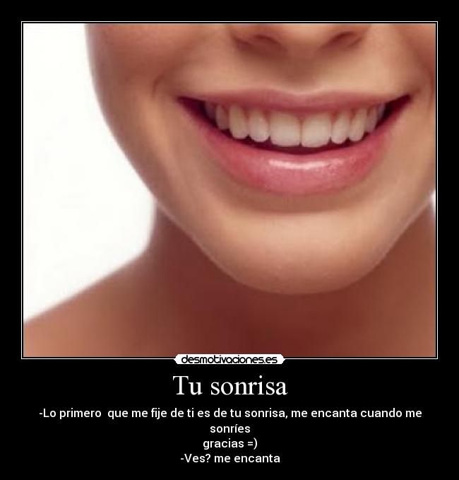 Tu sonrisa -