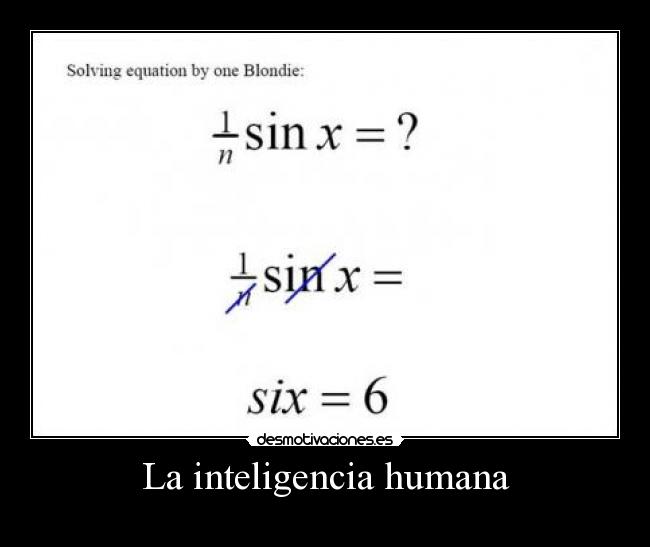 La inteligencia humana -