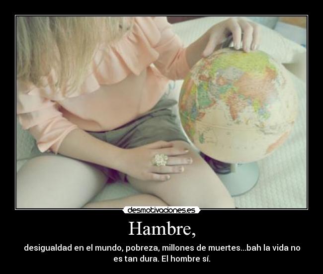 Hambre, - 