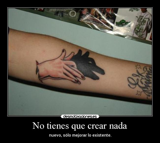 No tienes que crear nada - nuevo, sólo mejorar lo existente.