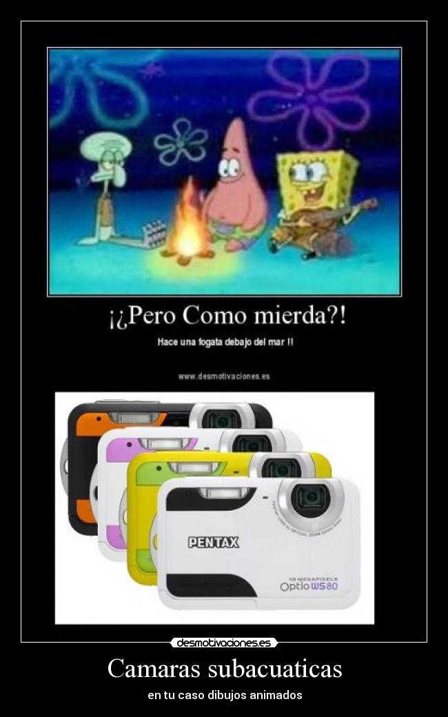 Camaras subacuaticas - en tu caso dibujos animados