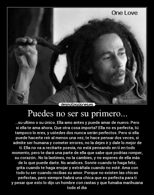 Puedes no ser su primero... - 