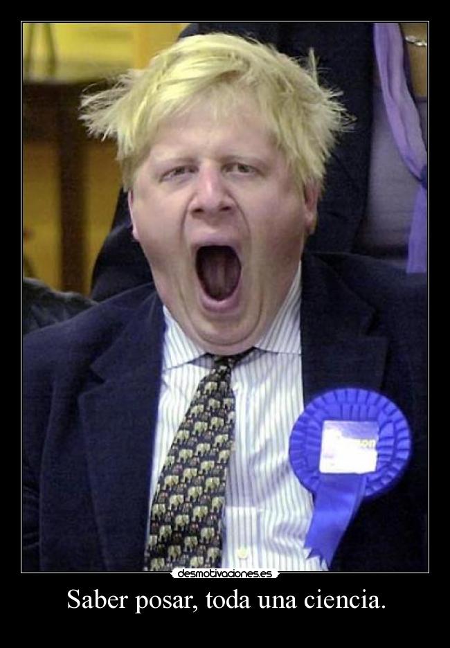 Saber posar, toda una ciencia. - 