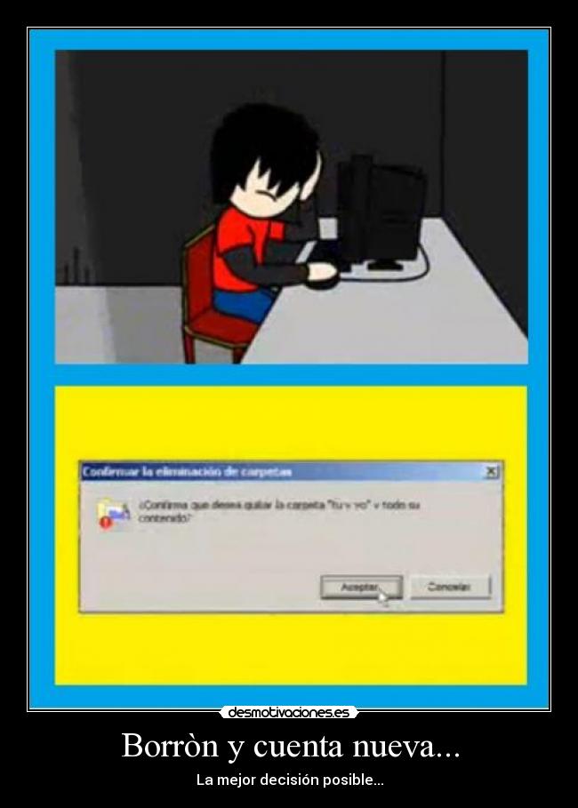 Borròn y cuenta nueva... - 