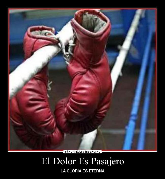 El Dolor Es Pasajero - LA GLORIA ES ETERNA