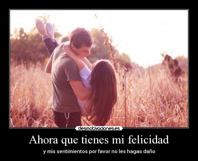 Ahora que tienes mi felicidad - 