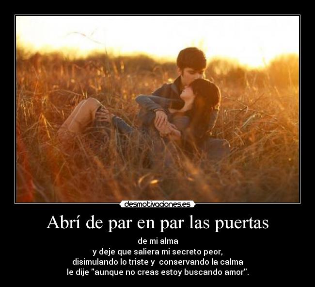 Abrí de par en par las puertas - 