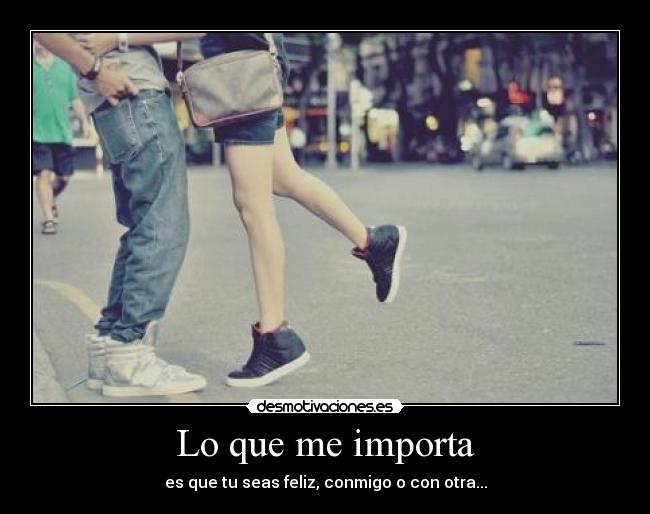 Lo que me importa - 