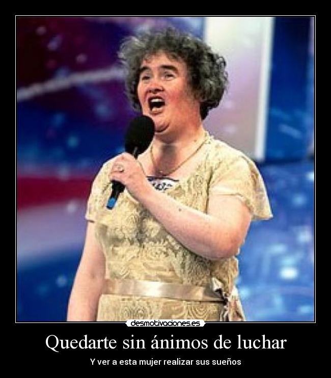 Quedarte sin ánimos de luchar -