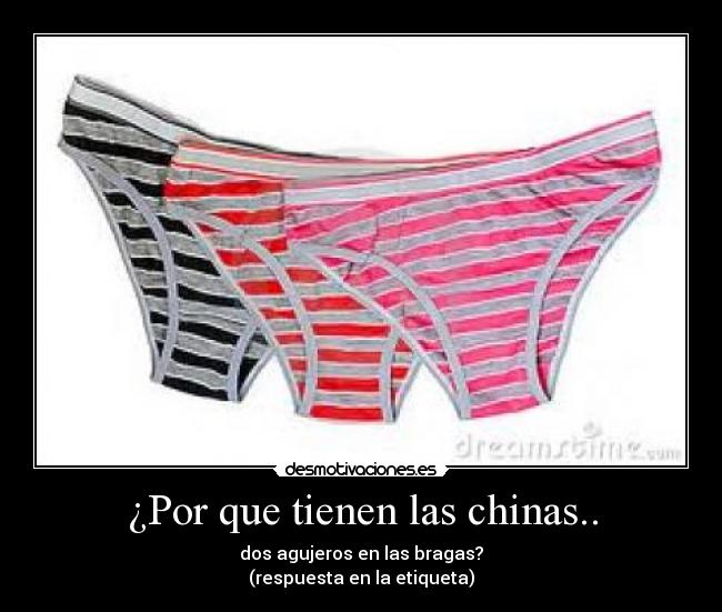 ¿Por que tienen las chinas.. -