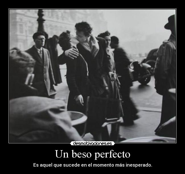 Un beso perfecto -