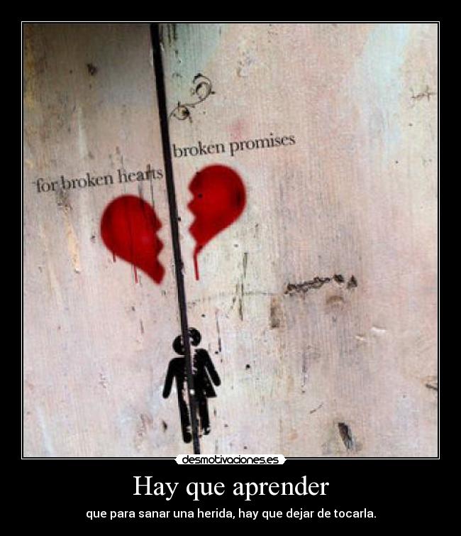 Hay que aprender -