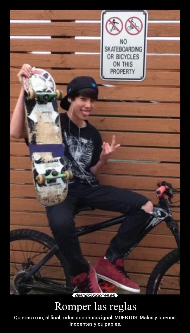 Romper las reglas -