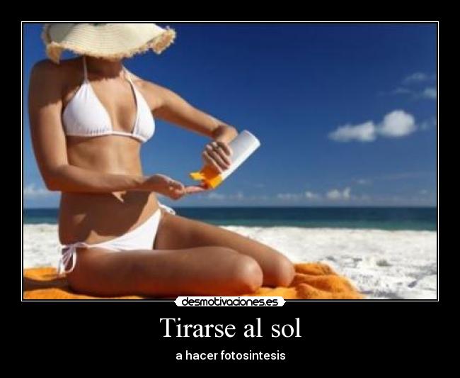 Tirarse al sol - 