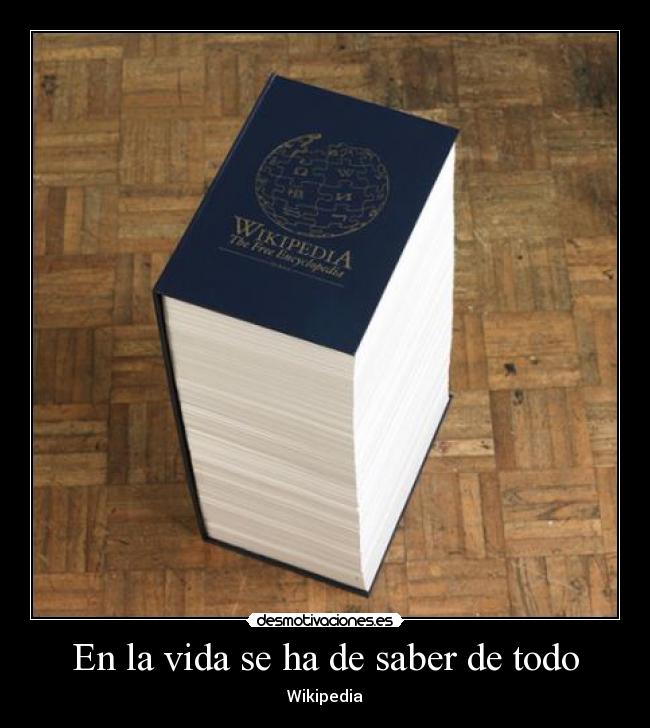 En la vida se ha de saber de todo - 