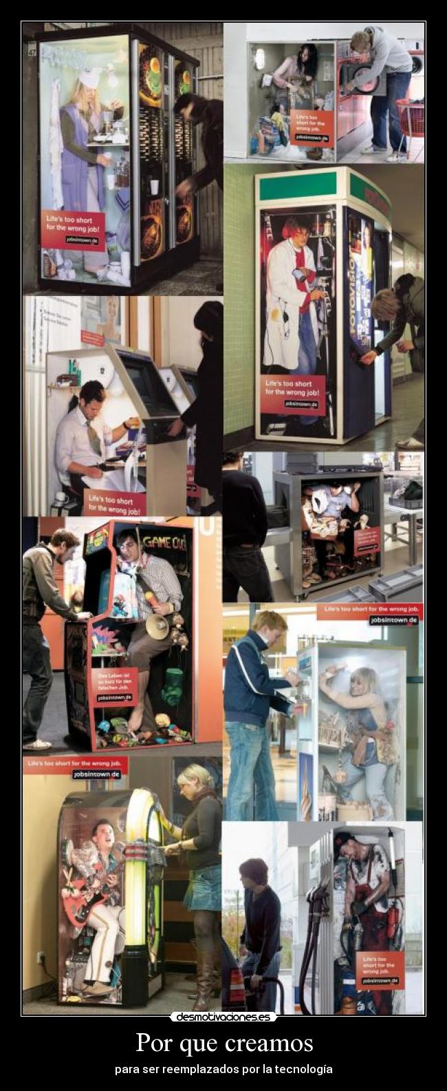 carteles creacion aburrimiento nivel dios guti piensa bien ray desmotivaciones