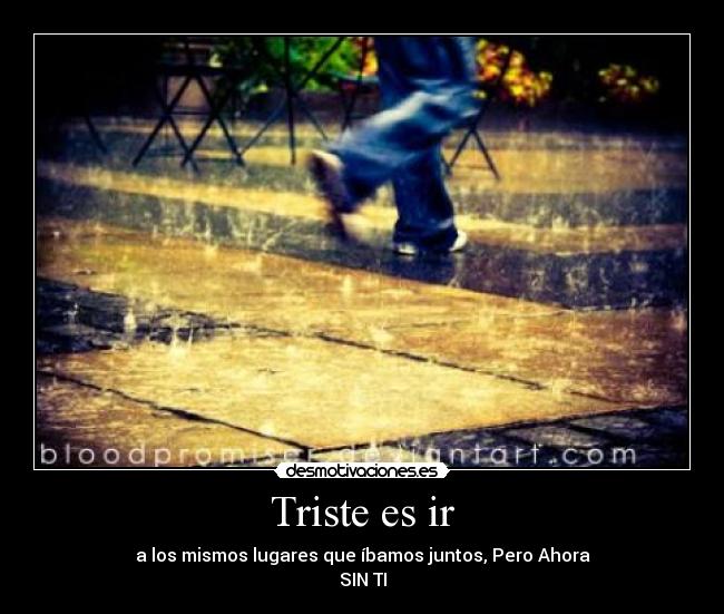 Triste es ir - 