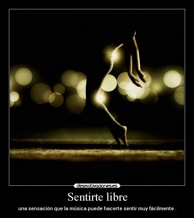 Sentirte libre -
