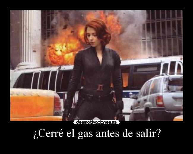 ¿Cerré el gas antes de salir? - 