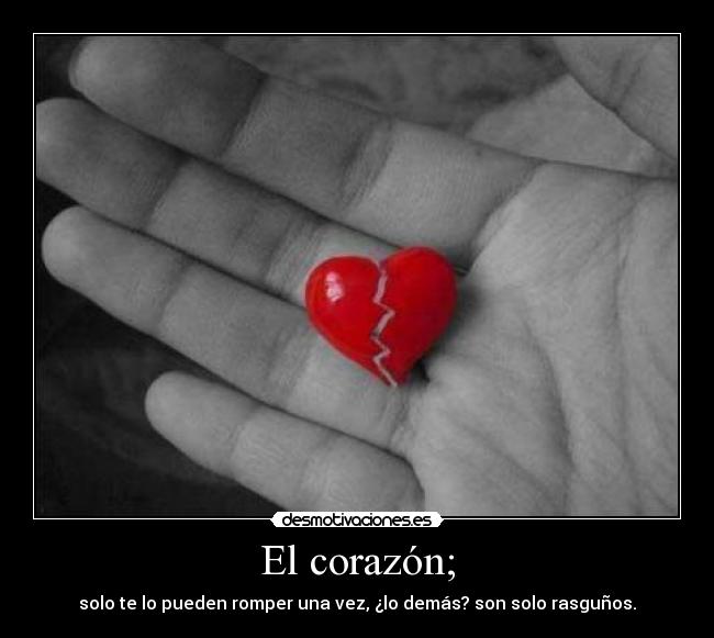 El corazón; -