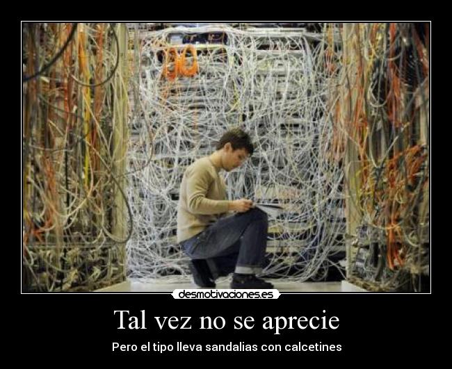 carteles cables cables everywhere desmotivaciones