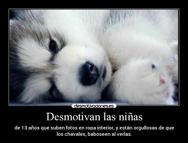 Desmotivan las niñas -