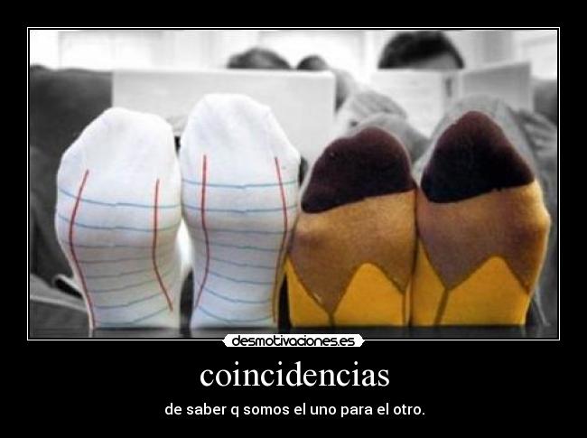 coincidencias -