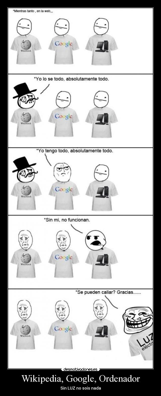 Wikipedia, Google, Ordenador - 