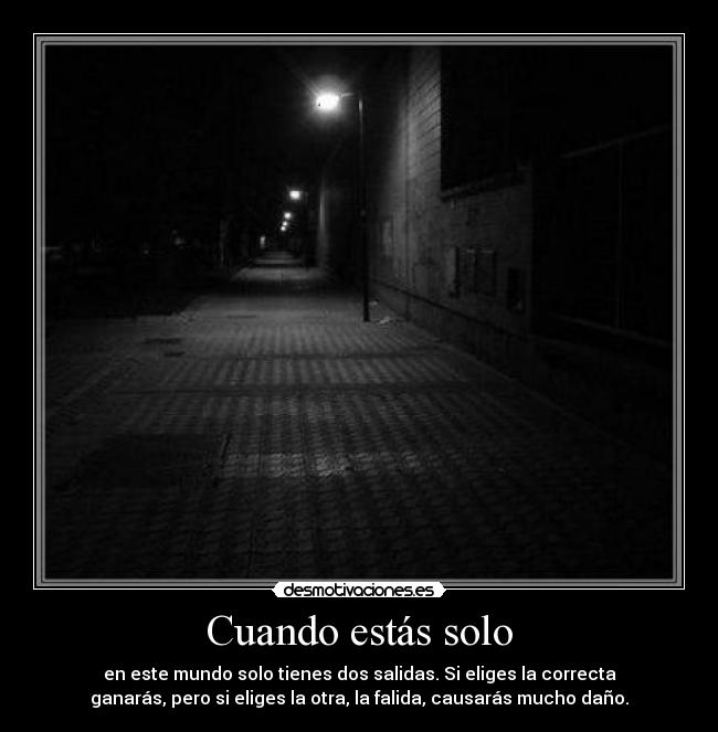 Cuando estás solo - 