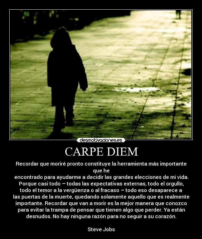 CARPE DIEM - 