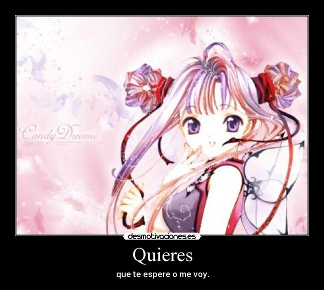 Quieres -