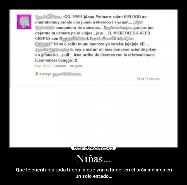 Niñas... -