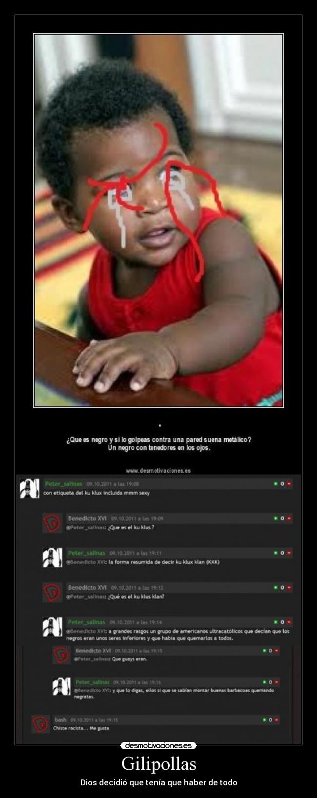 Gilipollas - Dios decidió que tenía que haber de todo