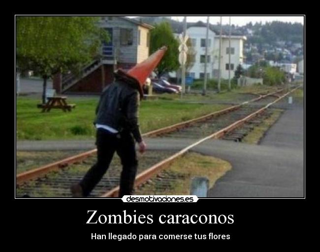 Zombies caraconos - Han llegado para comerse tus flores