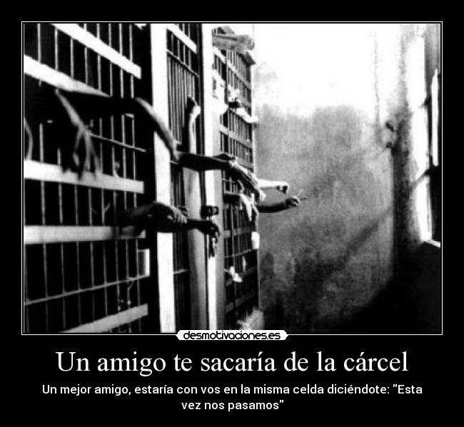 Un amigo te sacaría de la cárcel - 