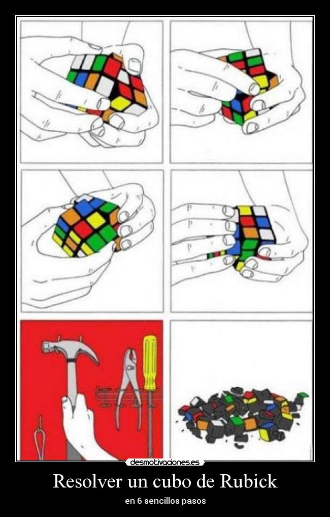Resolver un cubo de Rubick -