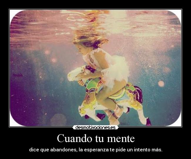 Cuando tu mente -