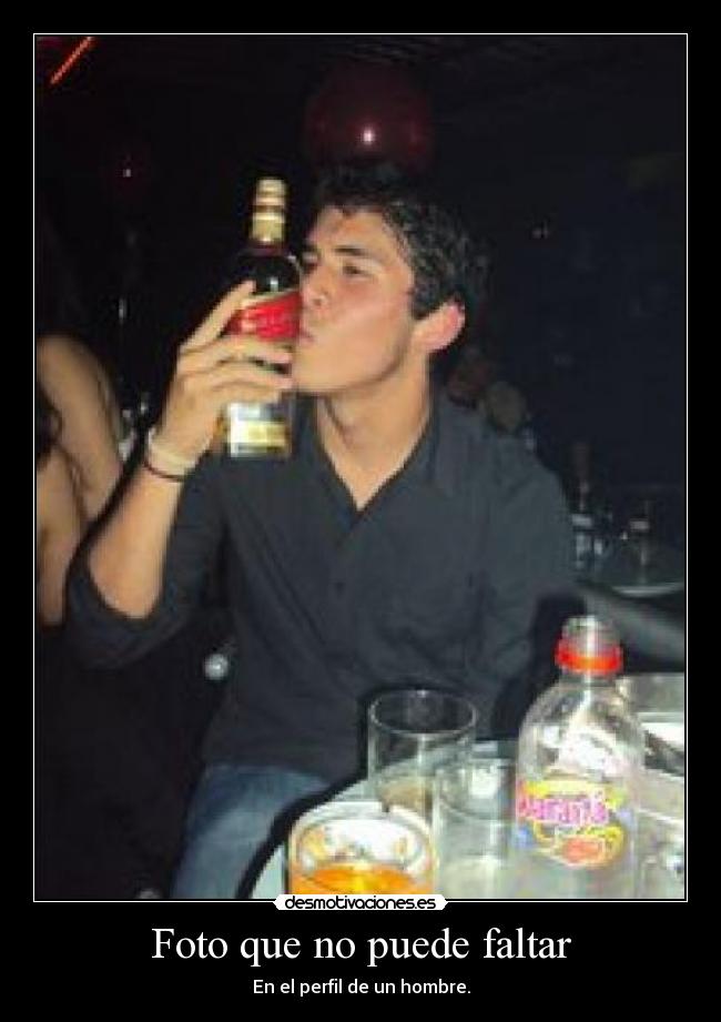 Foto que no puede faltar - En el perfil de un hombre.