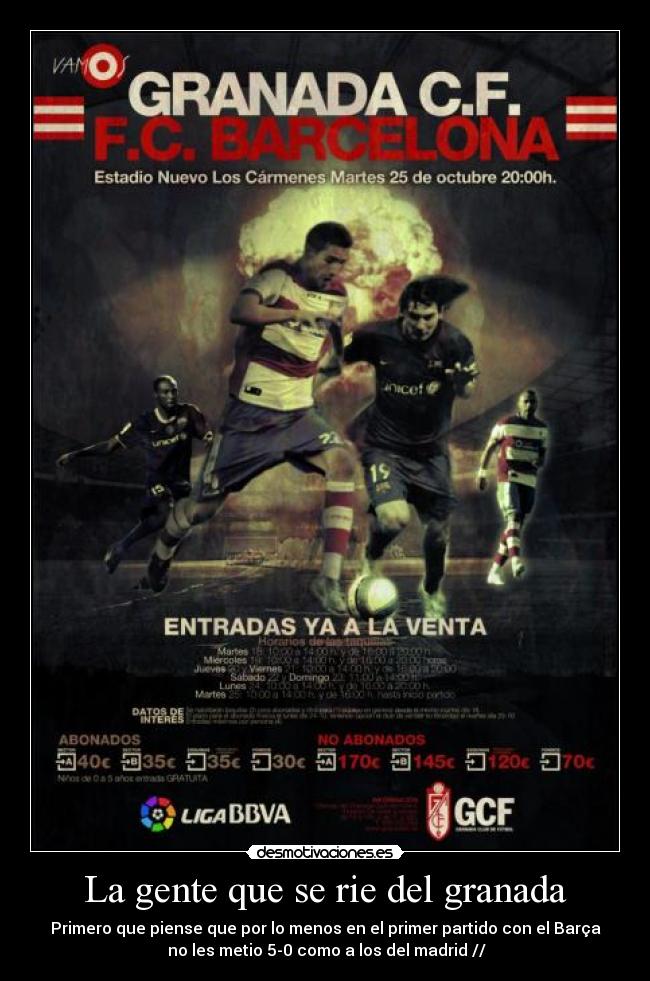 La gente que se rie del granada - 