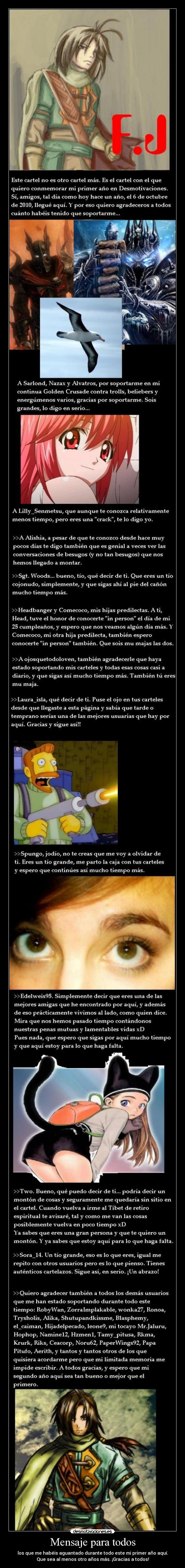 carteles aniversario efejota desmotivaciones