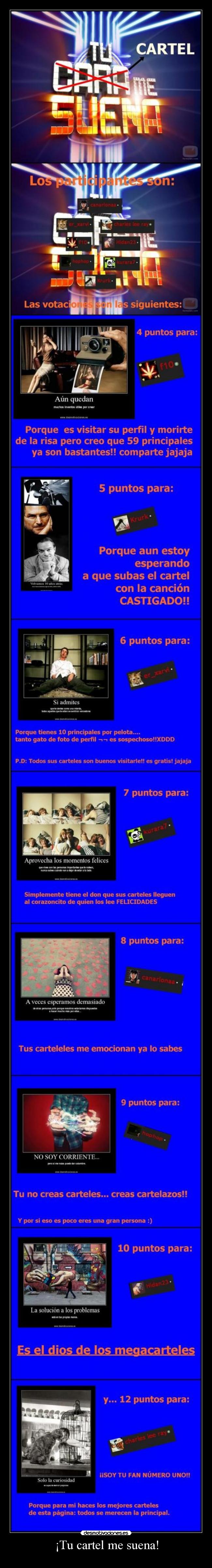 ¡Tu cartel me suena! -