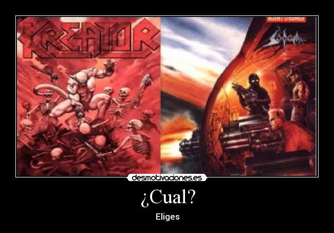 carteles kreator con pleasure kill sodom con agent orange desmotivaciones