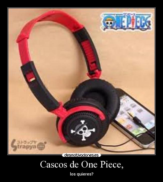 Cascos de One Piece, - los quieres?