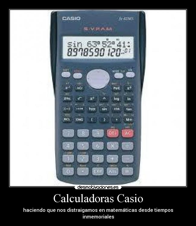 Calculadoras Casio -