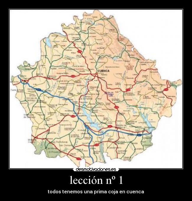 lección nº 1 - todos tenemos una prima coja en cuenca