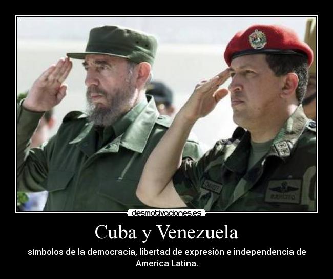 Cuba y Venezuela -
