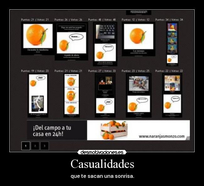 carteles sonrisa naranjas publicidad casualidades desmotivaciones