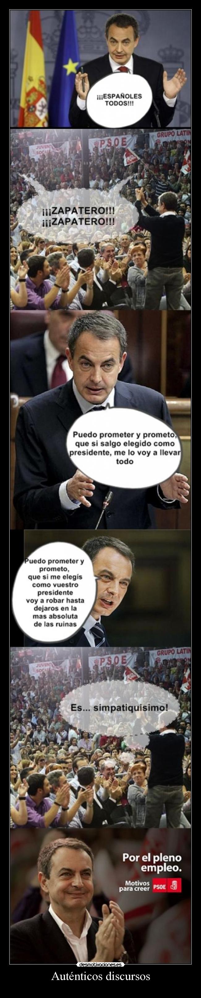 Auténticos discursos -