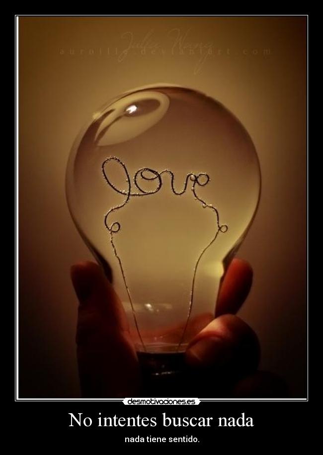No intentes buscar nada -