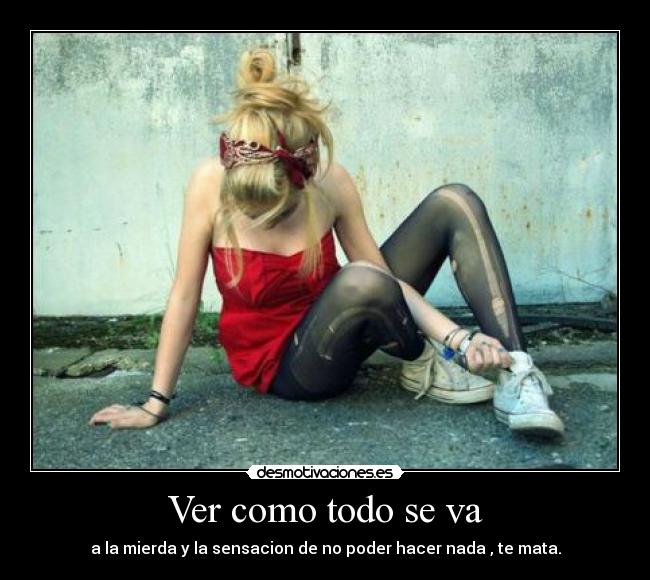 Ver como todo se va - 